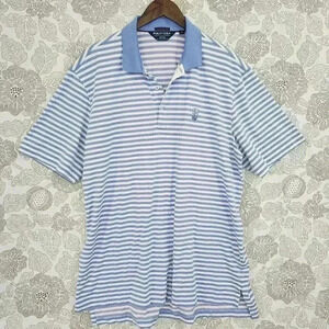 Polo Golf Ralph Lauren  Performance Striped Polo shirt Men's XL 2421